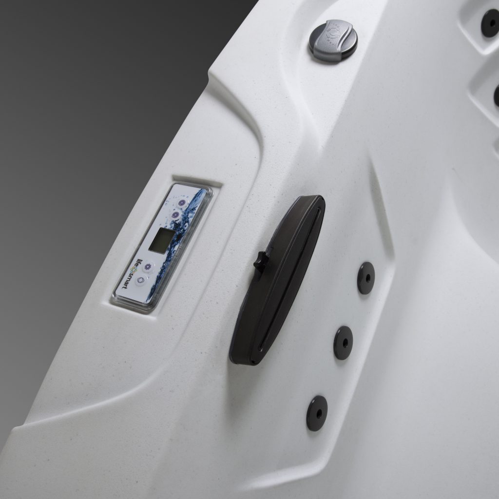 Leganza – Arctic White/Coastal Gray