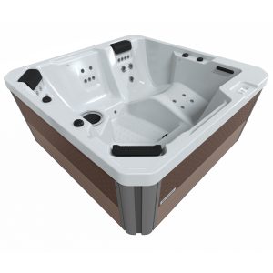 Acacia Lounge (in Alpine White/Mocha Brown)