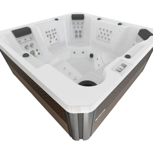 Palmetto Lounge Alpine White / Mocha Brown