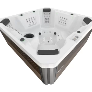 Palmetto Non-Lounge Alpine White / Mocha Brown