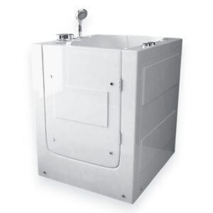 36.5” x 32.5” Walk-In Whirlpool Tub with Seat, Light & 7 Jets - Florida
