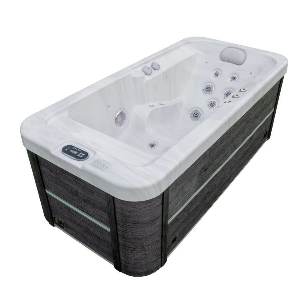 Luxury Spas Lacey 1-Person 120V/240V Hybrid Plug N Play Hot Tub - Jacuzzi Holding