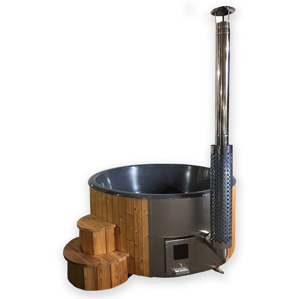 SaunaLife Model S4N Wood-Fired Hot Tub - Jacuzzi Holding